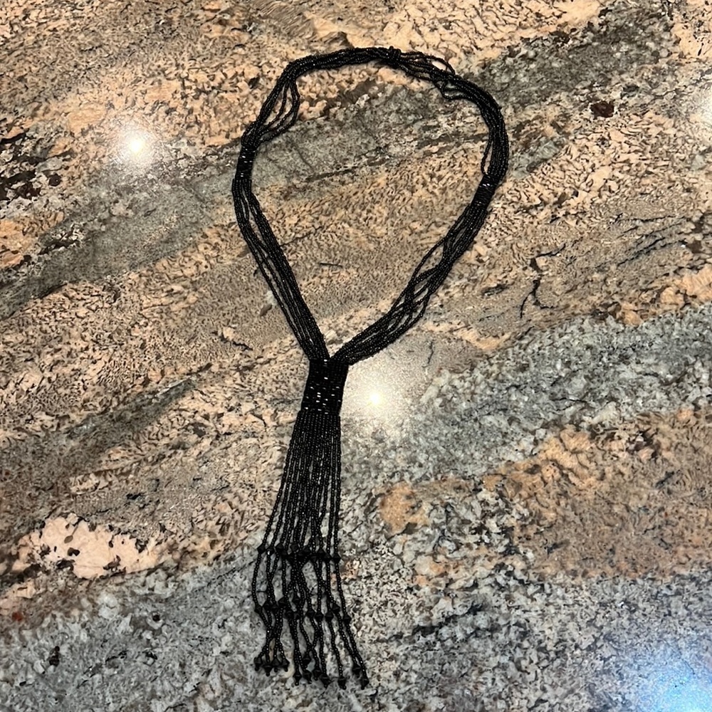 Black 6-strand Necklace